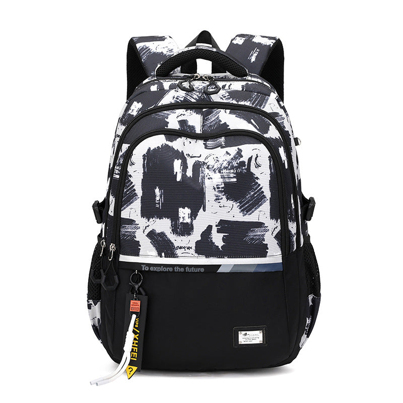 Men's College Boys Large Capacity Niche Leisure Backpacks
