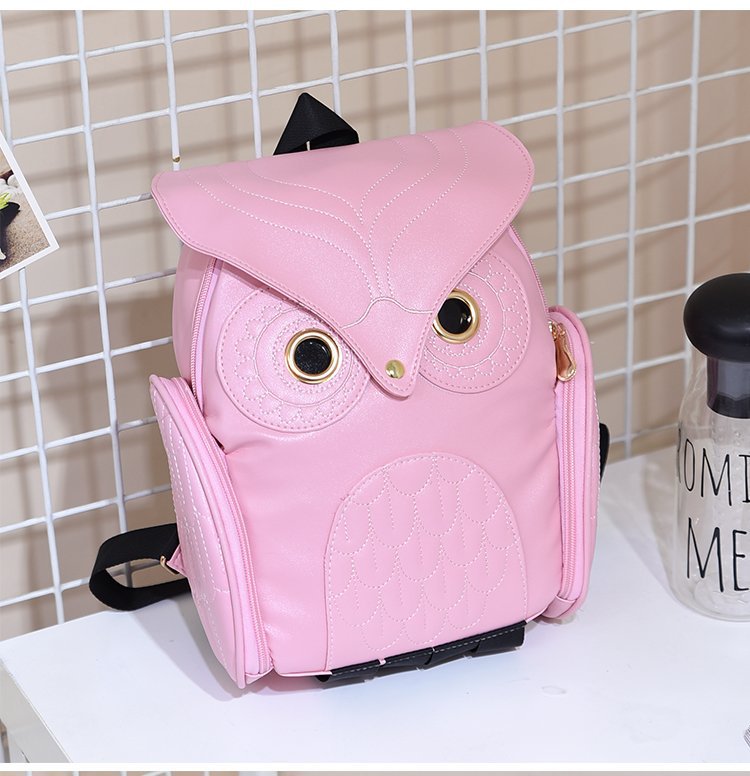 Creative Owl Female Personalized Korean Fashion Backpacks