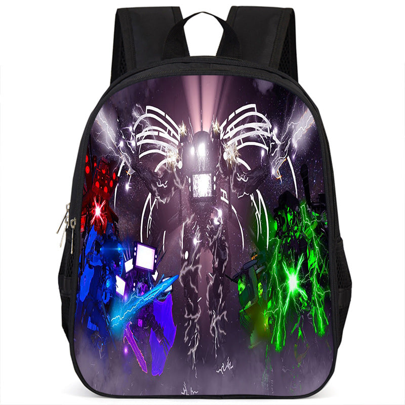 Electric Drill Red Lotus Monitor Inch Backpacks
