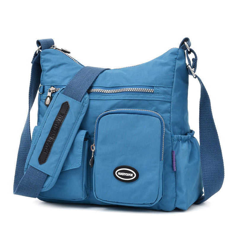 Women's Pretty Nylon Cloth Fashion Waterproof Shoulder Bags