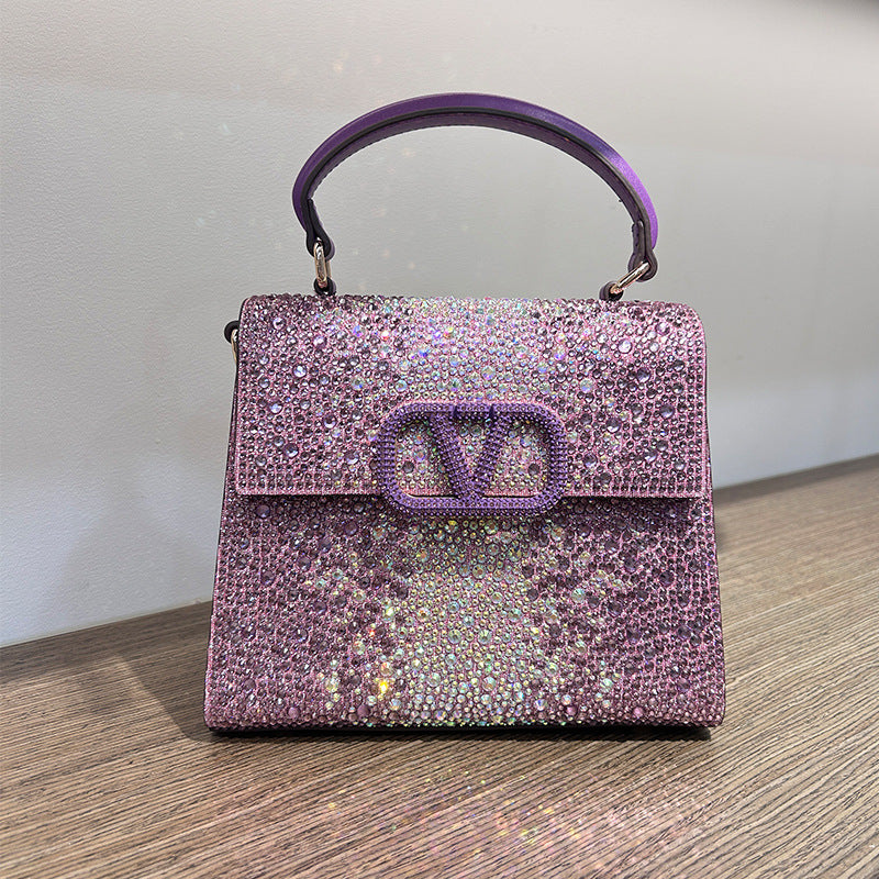 Pretty Women's Diamond Diamonds Full Fashion Crossbody Bags