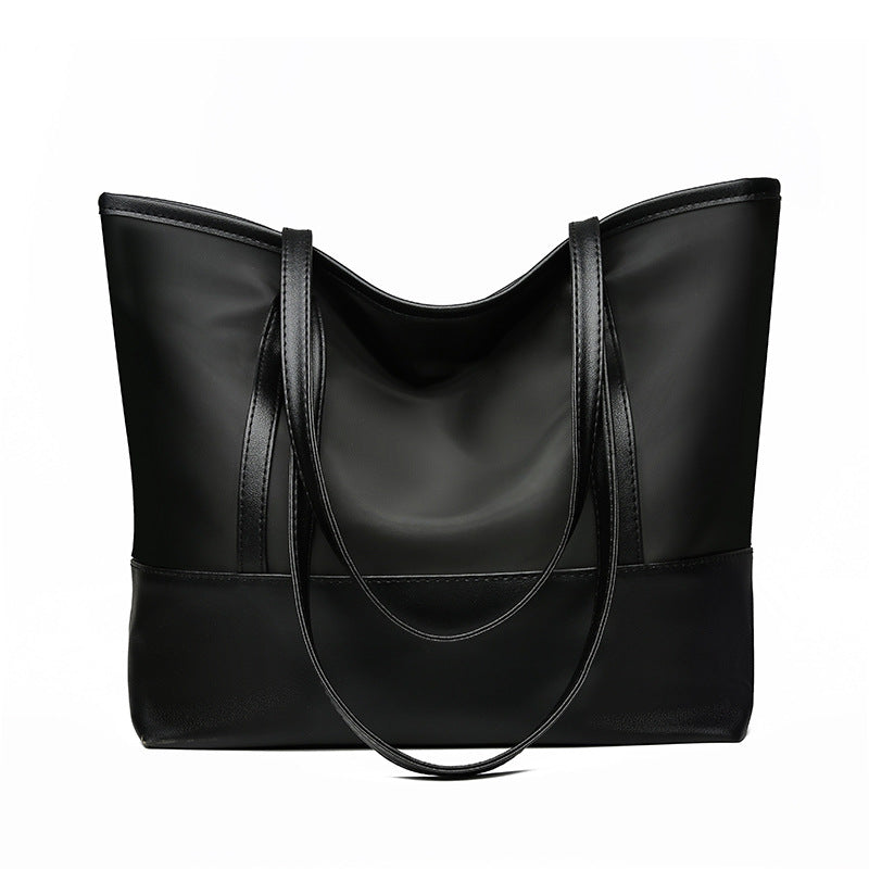 Cloth Large Capacity Totes Fashion Contrast Shoulder Bags