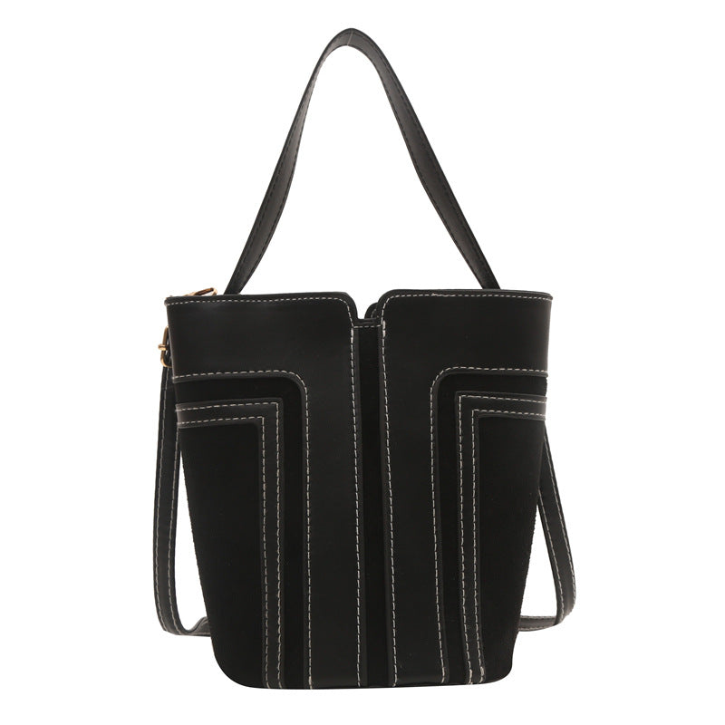 Women's Color Contrast Early Spring Niche Simple Shoulder Bags