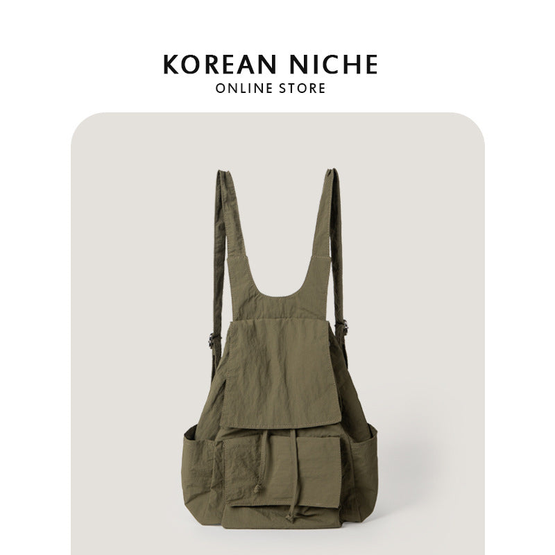 Women's Nylon Fabric Pleated Large Capacity Idle Bags