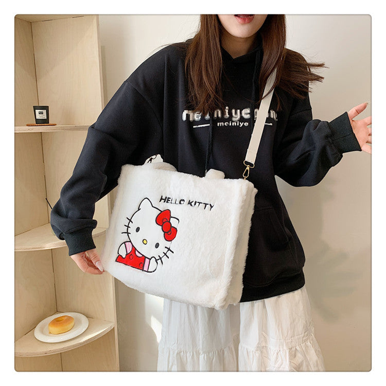 Women's Rabbit Plush For Make-up Cute Birthday Crossbody Bags
