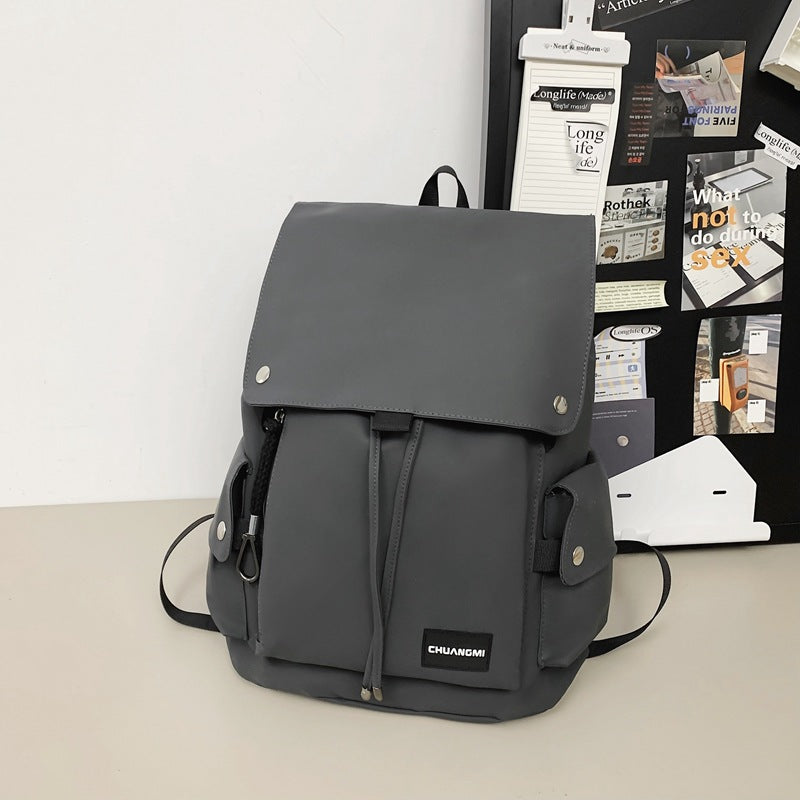 Men's Female Junior High College Fashion Tooling Backpacks