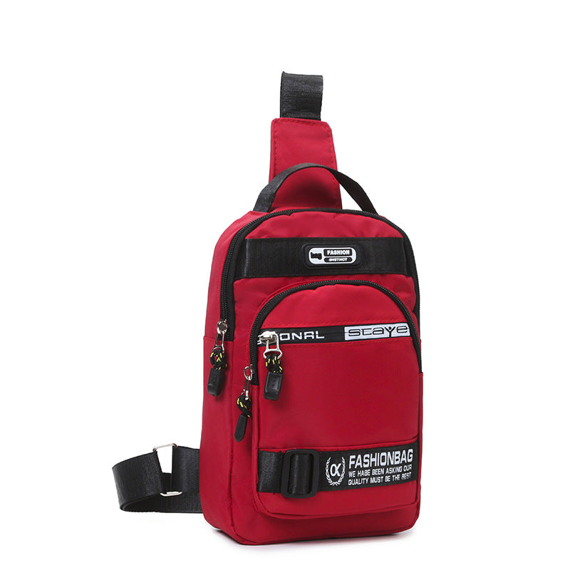 Men's Cool Elegant Running Luminous Waterproof Men's Chest Bags