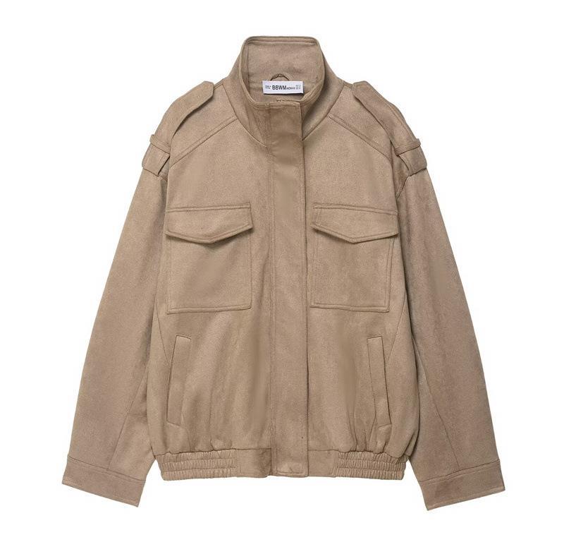 Women's Fashion Casual Trendy Autumn Pocket Loose Jackets