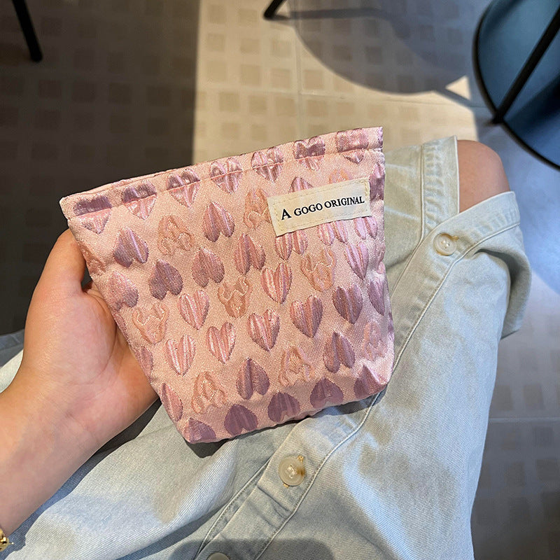 Niche Advanced Sense Portable Three-dimensional Sanitary Cosmetic Bags