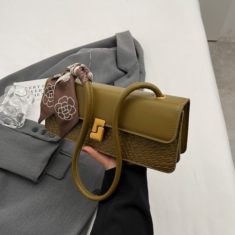Retro Woven Commuter Design Versatile Underarm Armpit Bags