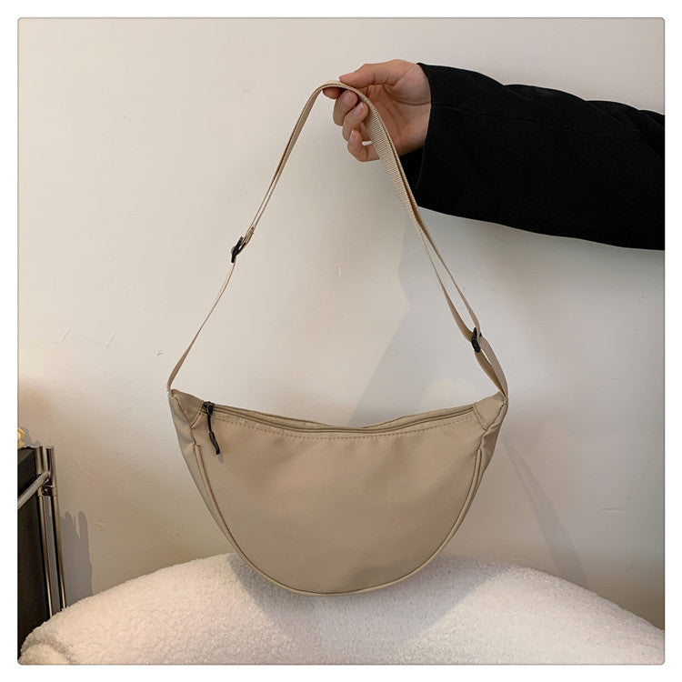 Women's Retro Trend Solid Color Lightweight Texture Bags