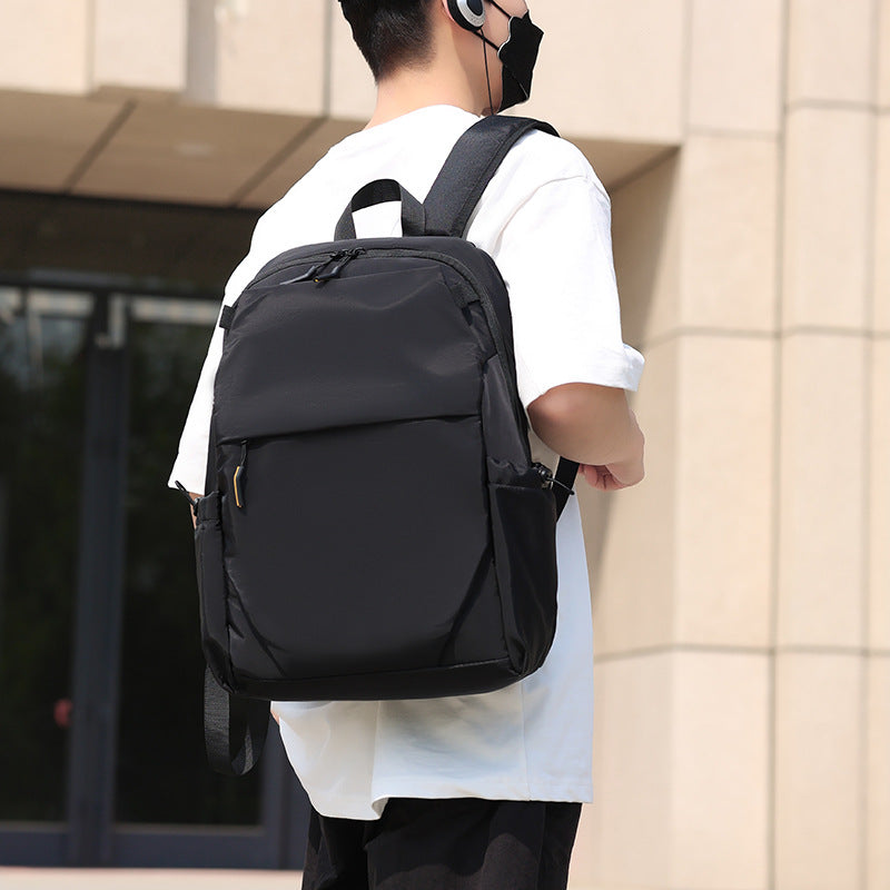 Simple Neutral Solid Color Short Trip Backpacks