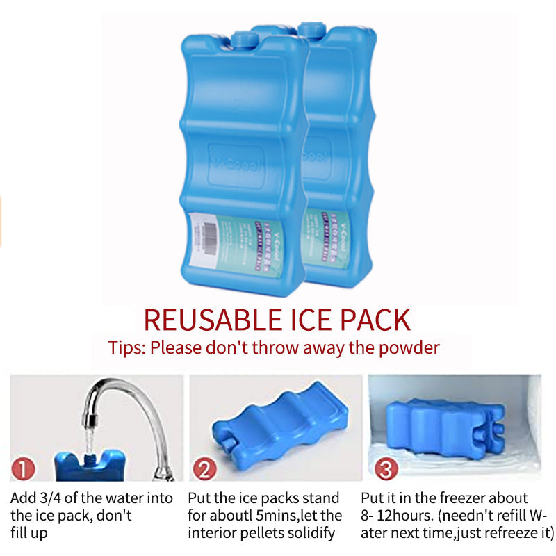 Milk Insulated Mother Blue Ice Breast Bags