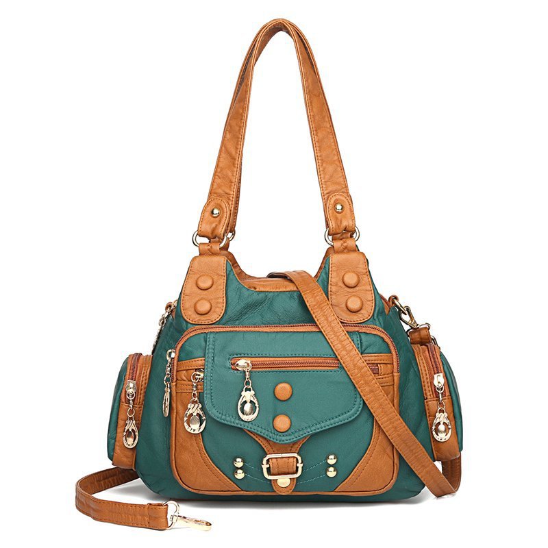 Women's Retro Fashionable Simple Washable Mom Shoulder Bags