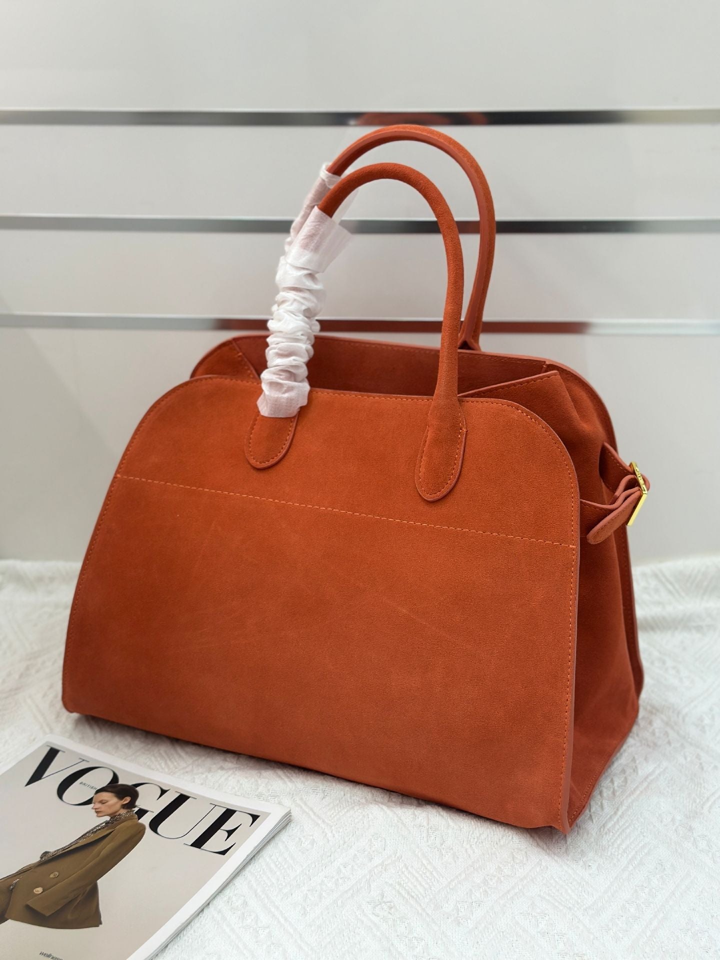 Women's Frosted Suede Large Capacity Fashion Commuter Tote Bags