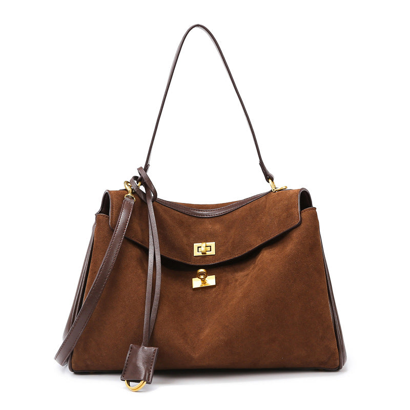 Women's Popular Large Capacity Commuter Textured Handbags