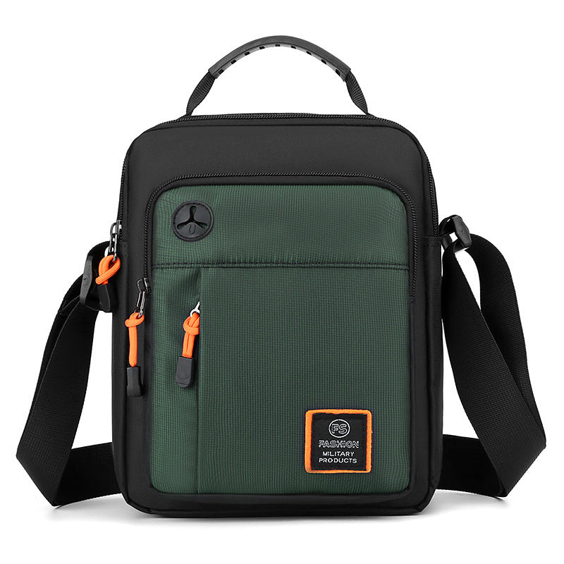 Men's Simple Oxford Cloth Cashier Stall Men's Shoulder Bags