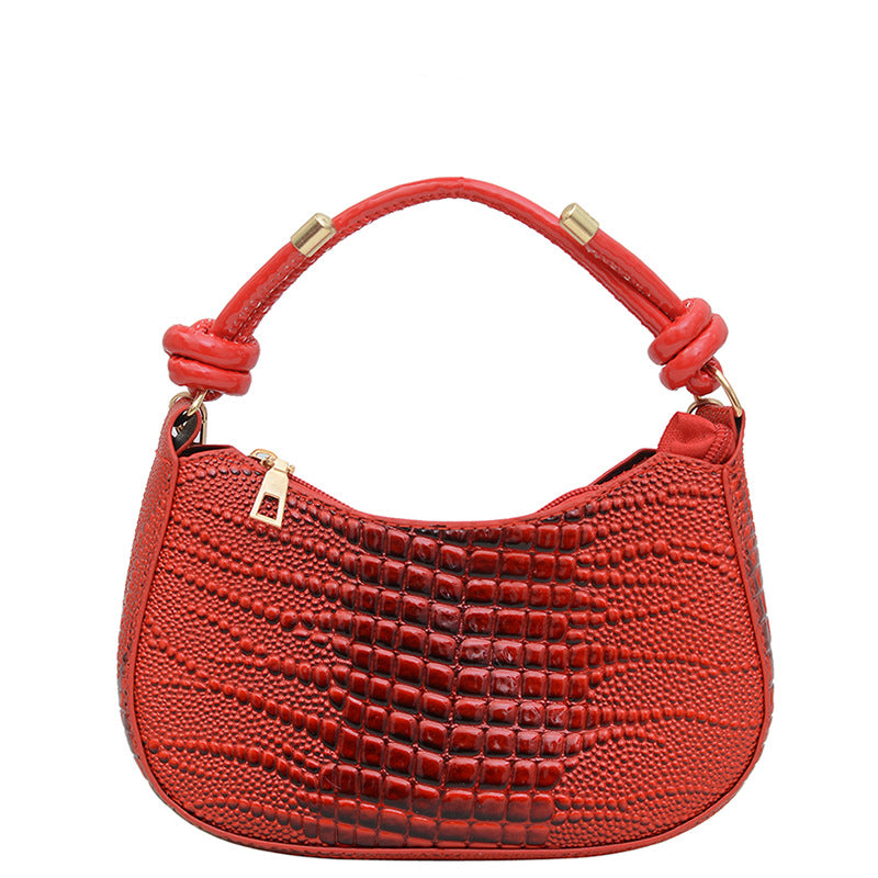Women's Summer Niche Design Leisure Commute Moon Shoulder Bags