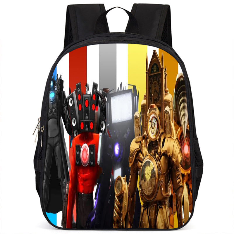 Electric Drill Red Lotus Monitor Inch Backpacks