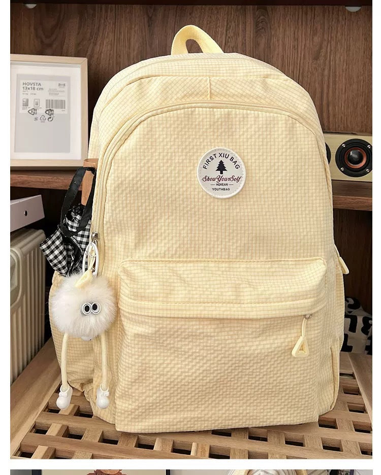 Capacity Simple Female Junior High Good-looking Male College Middle School Students' Schoolbags