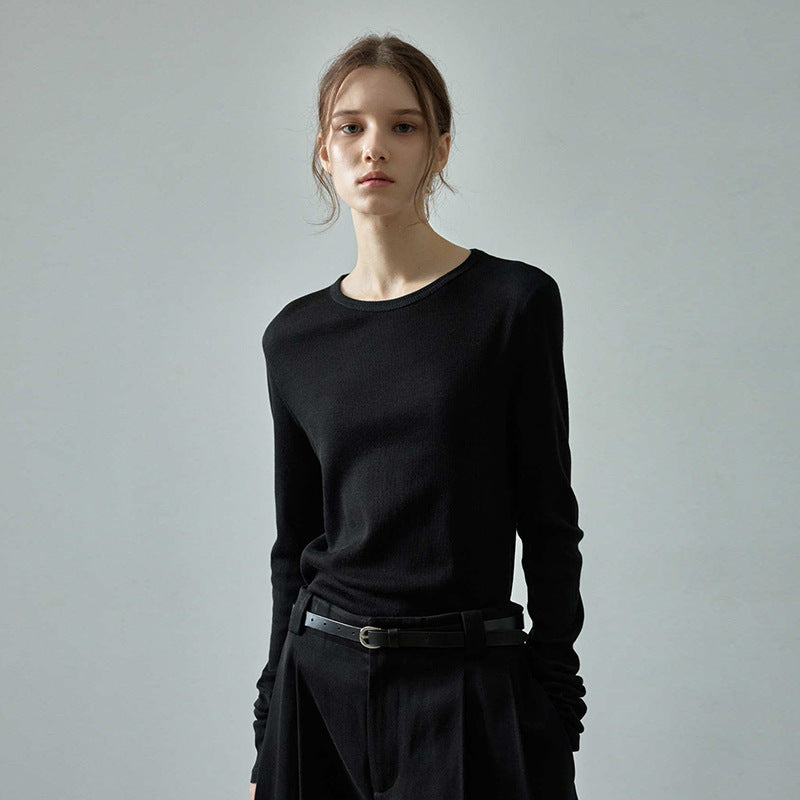 Women's Early Autumn Slim Fit Slimming Long Sleeves Blouses