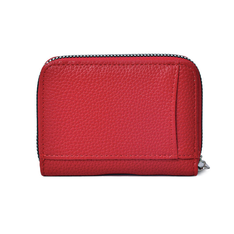 Leather Tactile Feel Organ Simple Large Ladies Wallets