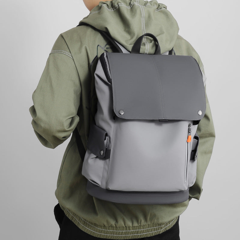 Women's & Men's & Leather Trendy Cool College Flip Backpacks