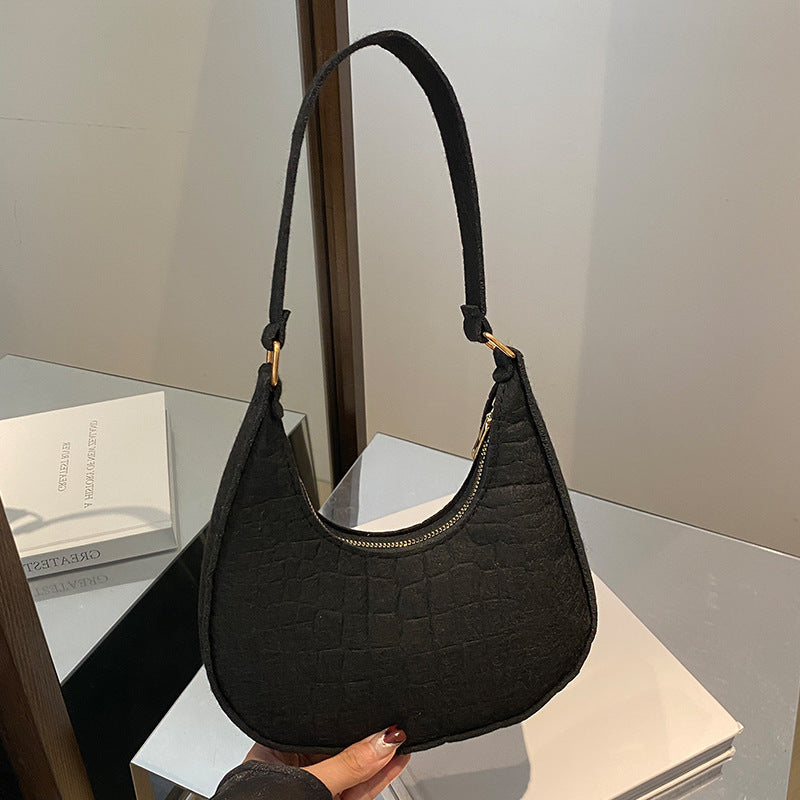 Women's High-grade Niche Fashion Underarm Retro Easy Shoulder Bags