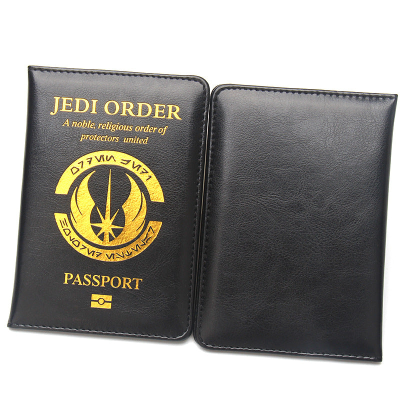 Anime Peripheral Passport Comic Pattern Leather Id Package