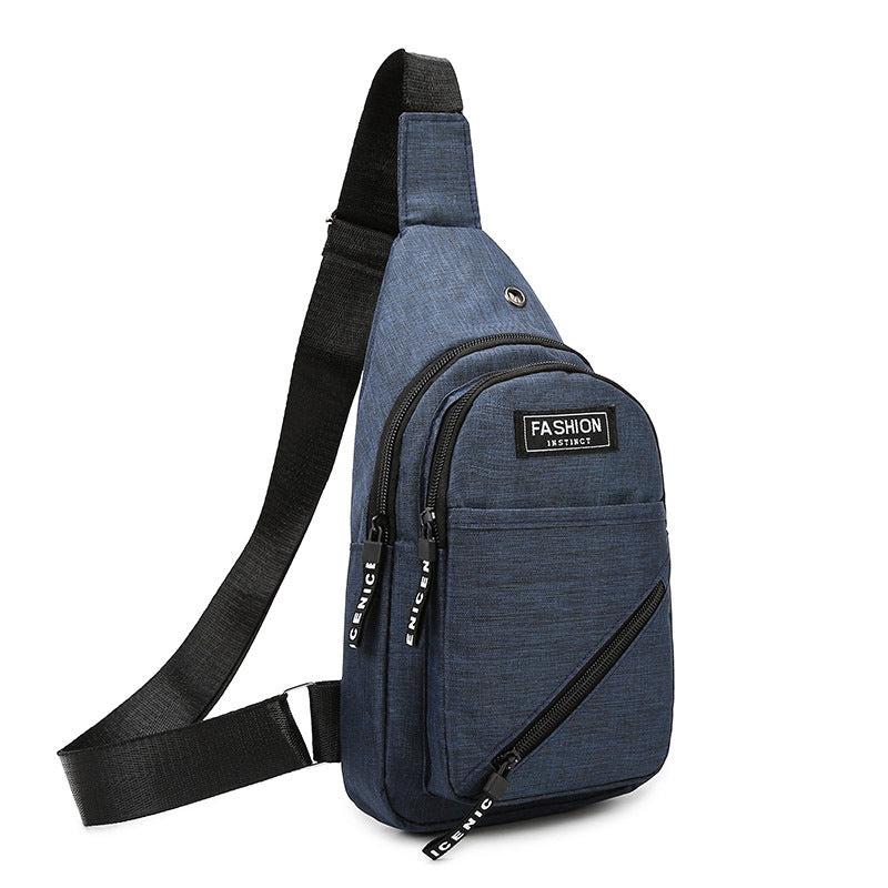 Men's Cool Elegant Running Luminous Waterproof Men's Chest Bags