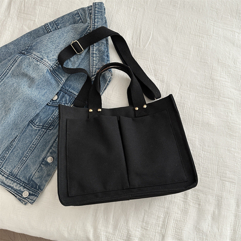 Large Capacity Totes Winter Retro Style Bags