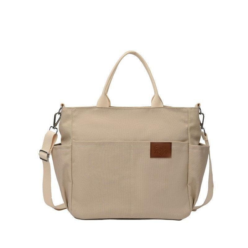 Women's Canvas Design Large Capacity Totes Shoulder Bags