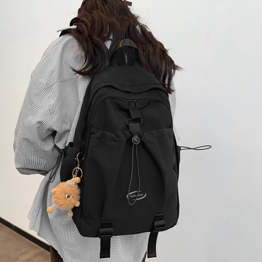Good-looking Computer Large Capacity Drawstring Style Junior Backpacks