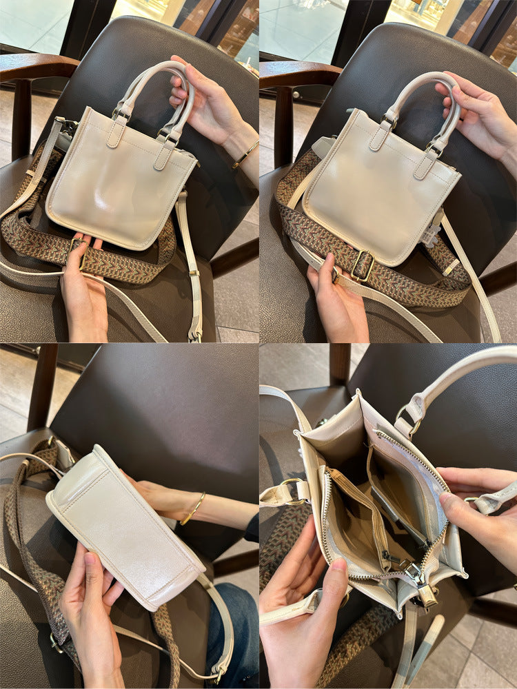 Women's Spring Genuine Leather Commuter Portable Bags