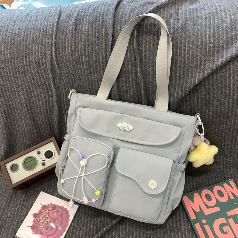 Cute Style Fresh Campus Class Portable Tuition Men's Messenger Bags