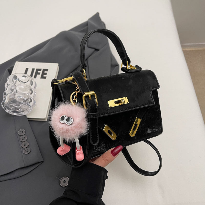 Women's Popular Texture Fashion Design Portable Kelly Crossbody Bags
