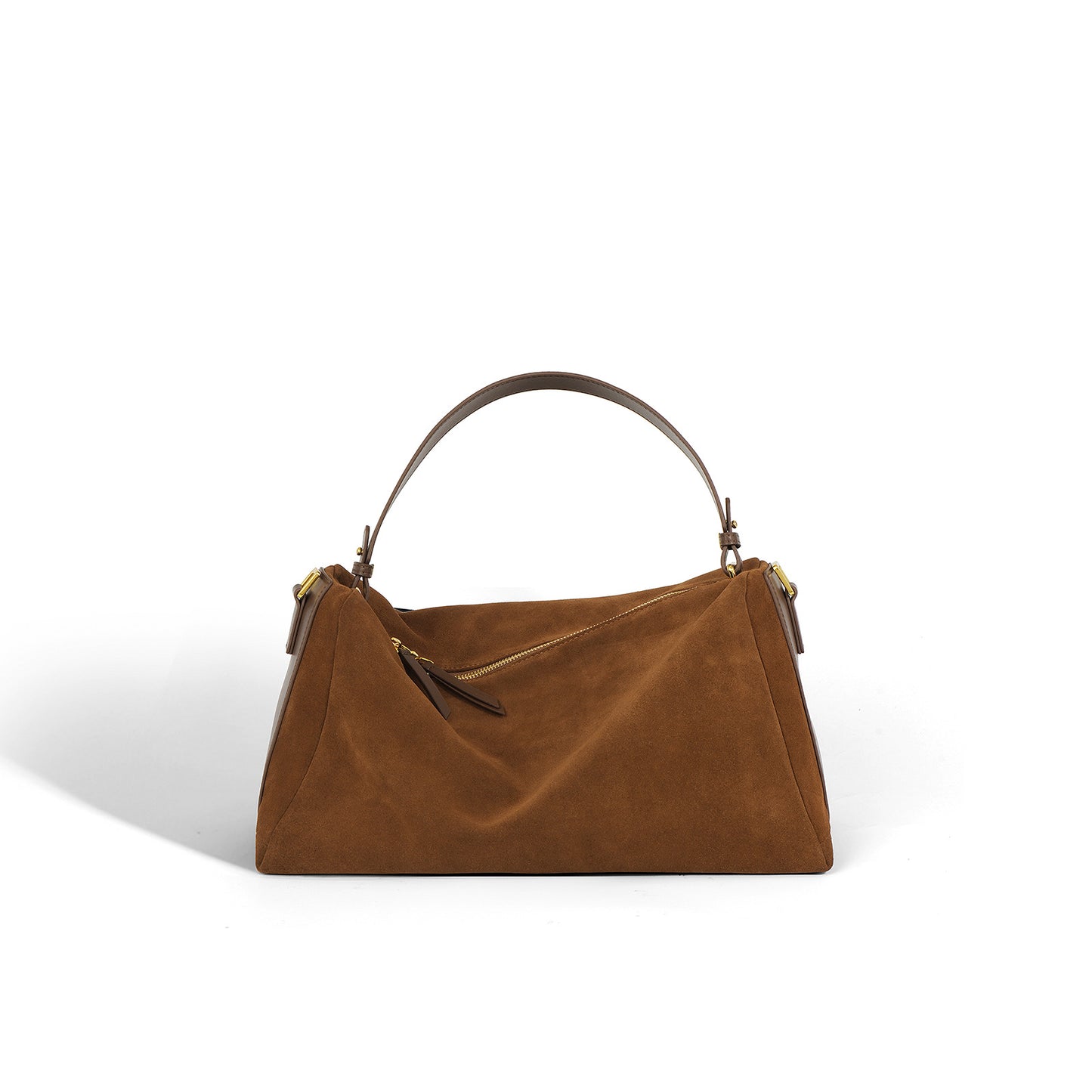 Women's Niche High-grade Versatile Cowhide Suede Pillow Large Shoulder Bags