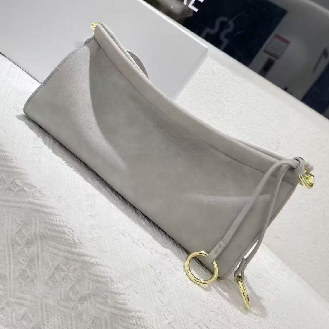 Graceful French Minority Underarm Genuine Leather Armpit Bags