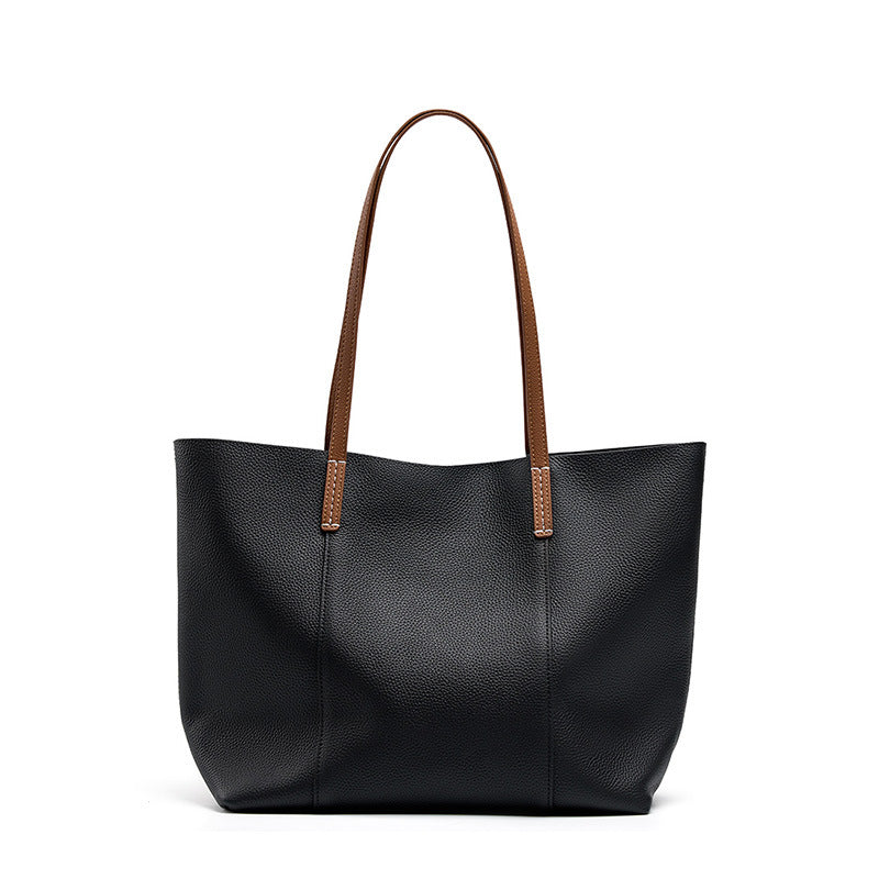 Women's Layer Cowhide Handmade Commuter Large Capacity Shoulder Bags