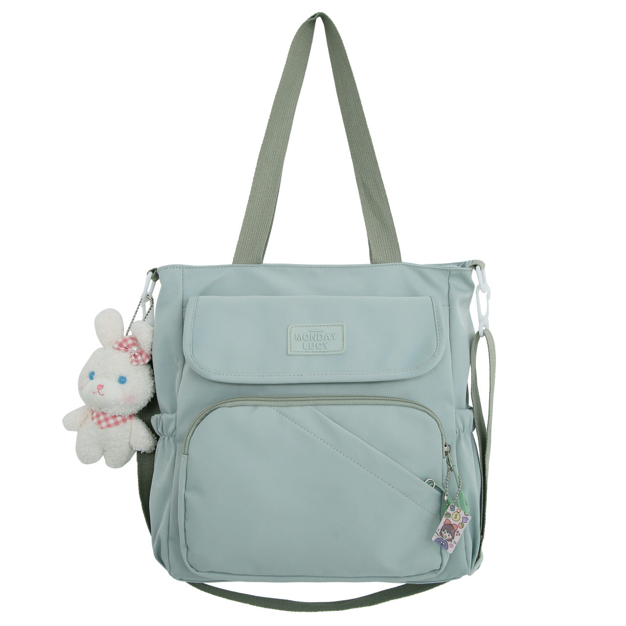 Simple Versatile Large Capacity Portable Cute Tuition Shoulder Bags