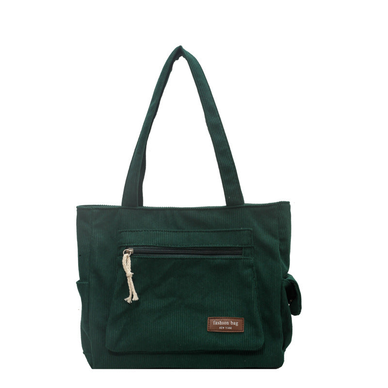 College Portable Versatile Large Capacity Class Shoulder Bags