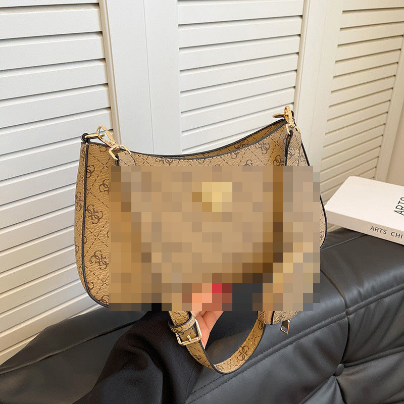 Women's Simple Printing Guess Home Mother Underarm Shoulder Bags