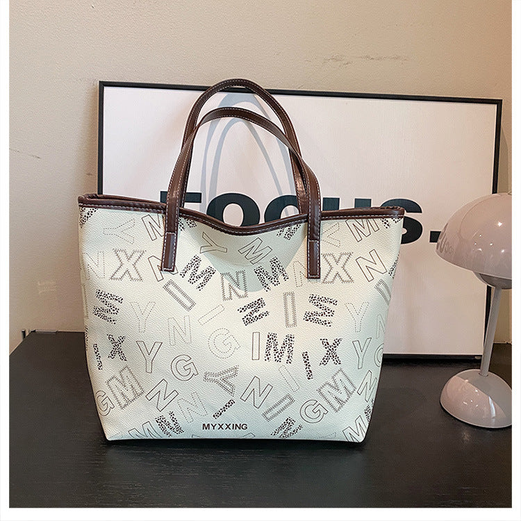 Leisure Large Capacity Letter Fashion Stylish Shoulder Bags