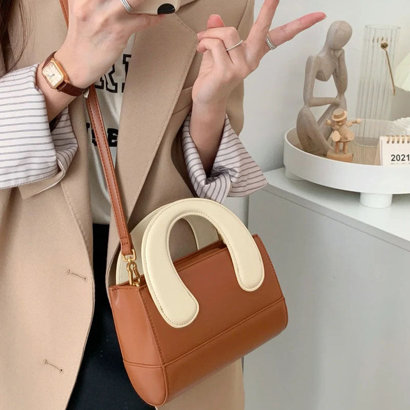 Women's Summer Cute Portable Cow Leather High-grade Crossbody Bags