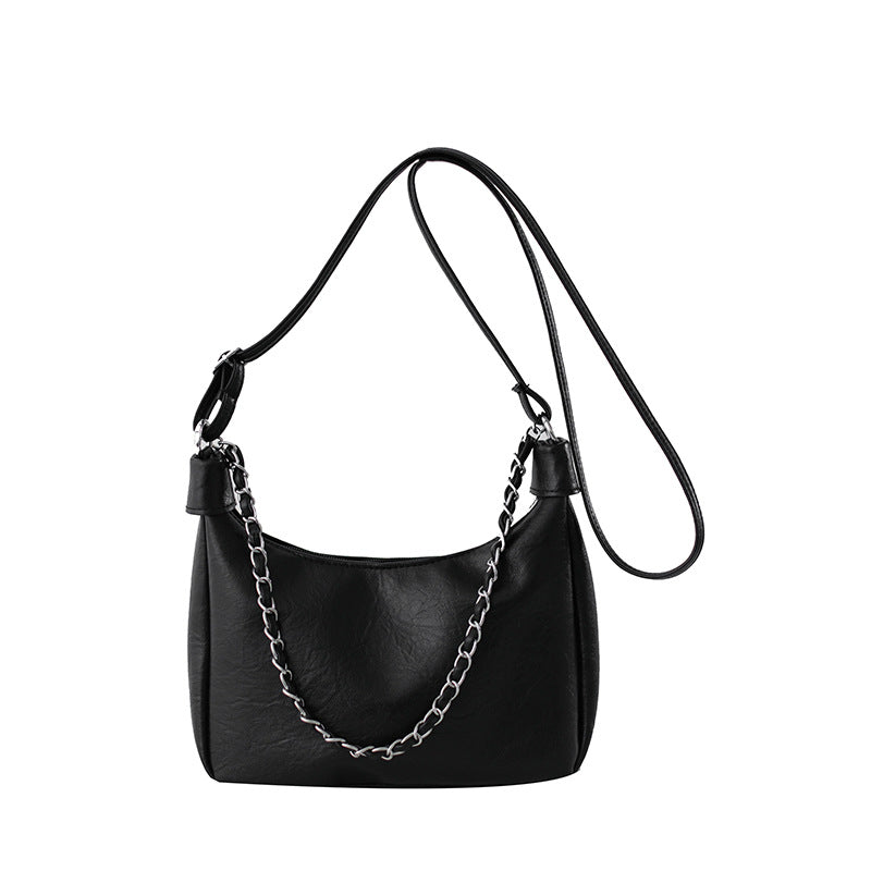 Women's Large Capacity Korean Fashionable Pleated Spring Shoulder Bags