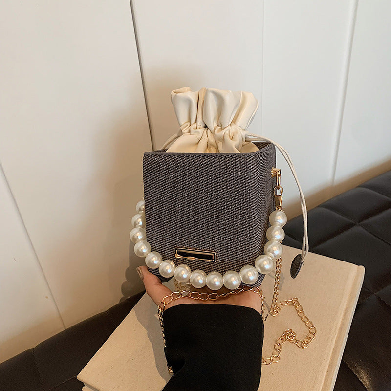 Women's Cool Versatile Pearl Autumn Fashion Shoulder Bags