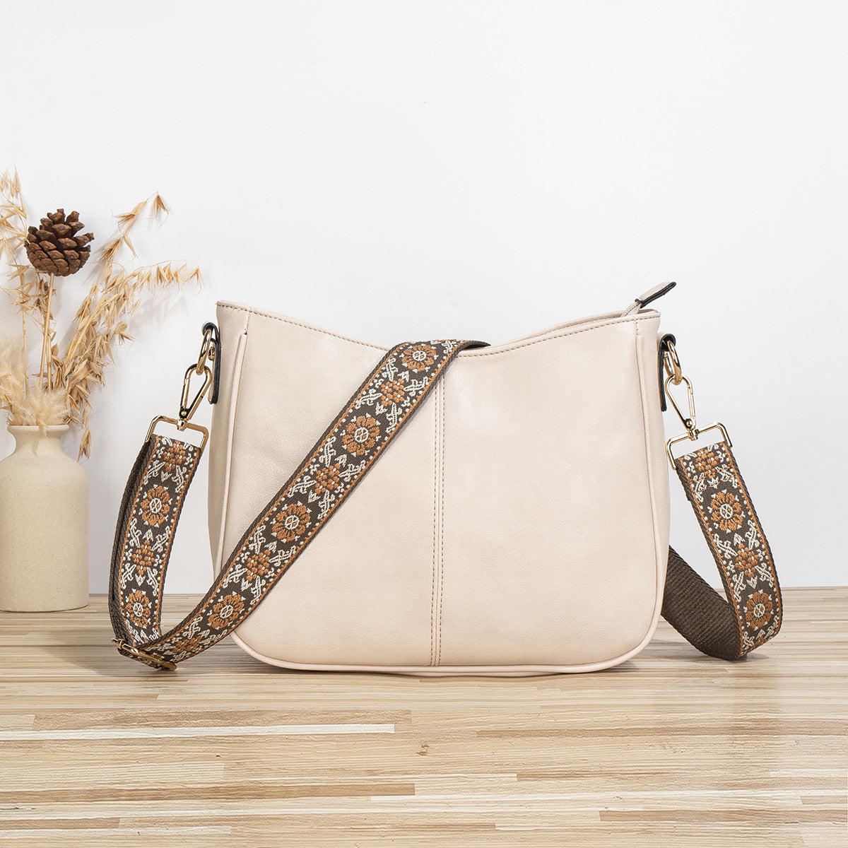 Women's Unique Leather Texture Simple Fashion Shoulder Bags