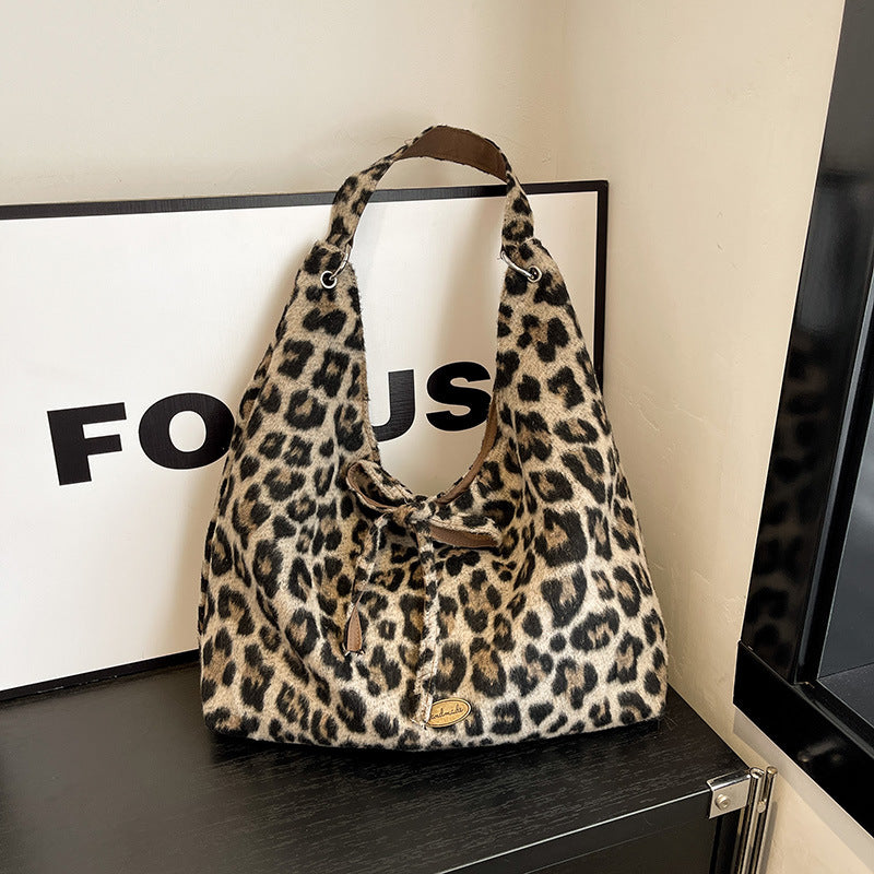 Korean Style Literary Lazy Commuter Double-sided Shoulder Bags