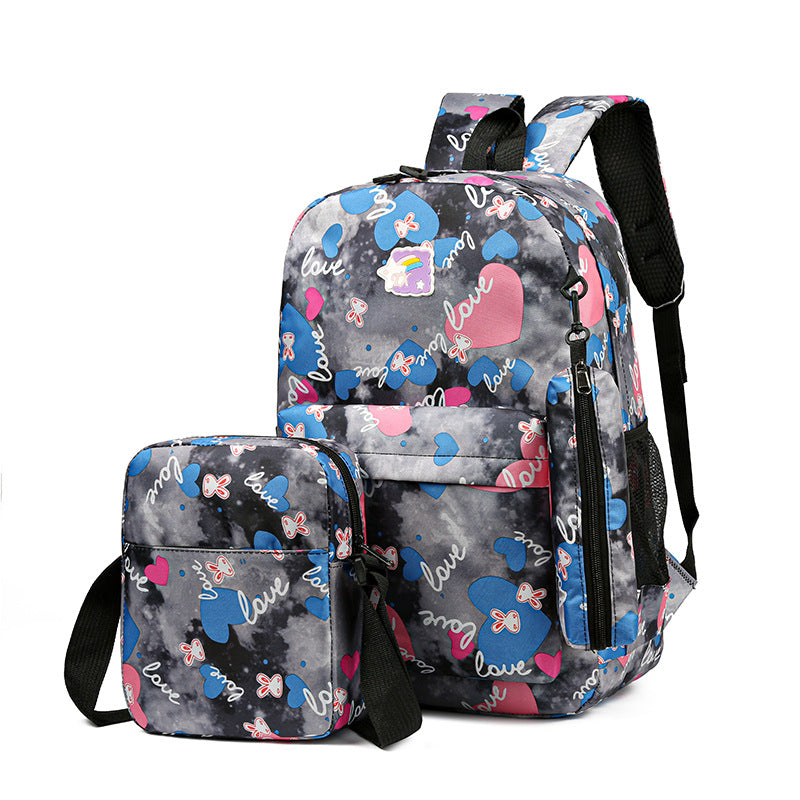 Glamorous Three-piece Cute Leisure Large Capacity Backpacks
