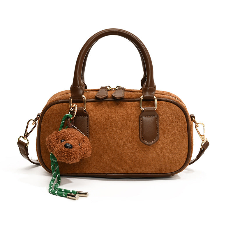 Women's Retro Portable Bowling Fashion Korean Style Bags